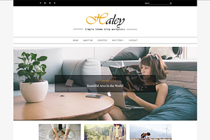 Haleytheme - Simple Blog Wordpress