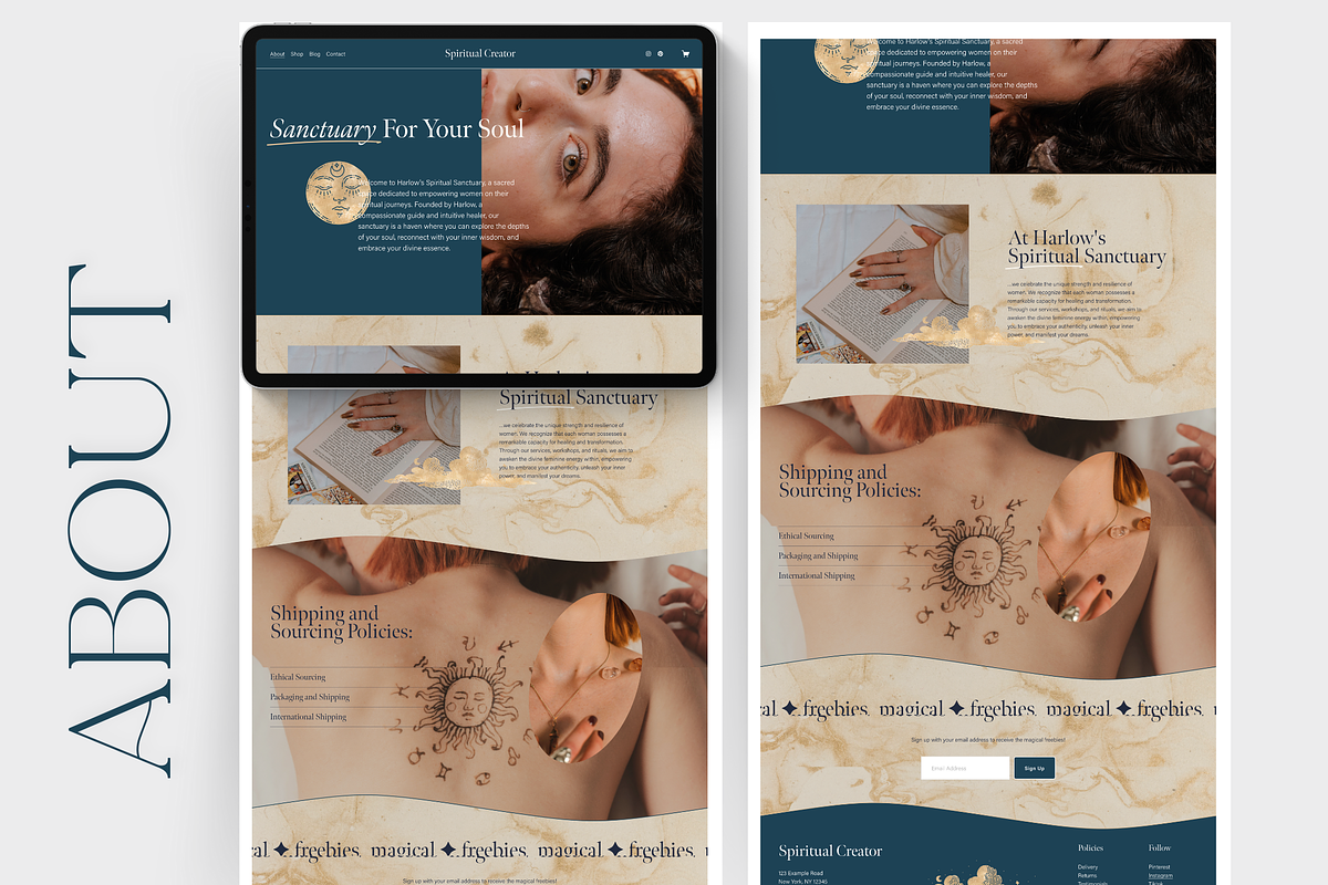 Spiritual Website & Canva Templates, a Squarespace Template by Story Native (Photo 5 of 16)