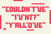 Knockers | T-shirt Type, a Sans Serif Font by Artifact Bazaar (Thumbnail 5 of 8)