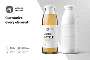 Juice Bottle Mockup, a Cups & Container Mockup by Mockup Factory (Thumbnail 2 of 3)
