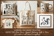 Folk Art Animal Clipart Bundle, a Graphic by PassionPNGcreation (Thumbnail 3 of 6)