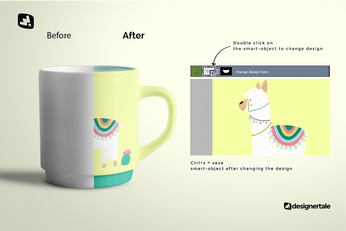 Porcelain Coffee Cups Set Mockup, a Cups & Container Mockup by Designertale (Photo 2 of 12)