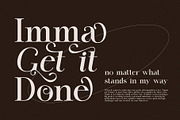 Emitron Elegant Serif Font, a Serif Font by Perfectype (Thumbnail 5 of 8)