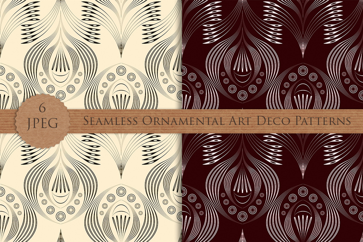 Seamless pattern modern Art Deco, a Pattern Graphic by Futurel (Photo 4 of 4)