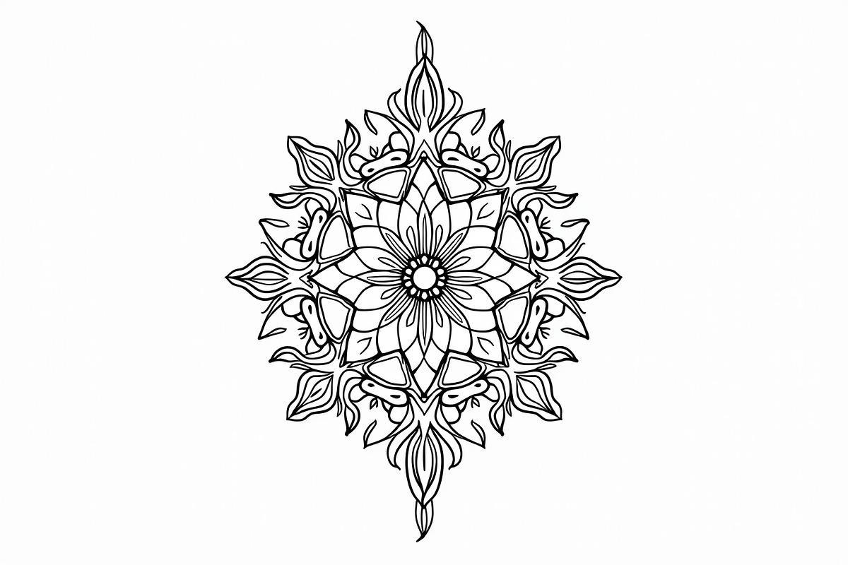 Decorative Mandala Vector, an Illustration by hafijul (Photo 9 of 9)