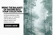 30+ Serene Bamboo & Mist Wallpapers, a Decorative Illustration by Virgo Studio (Thumbnail 6 of 6)