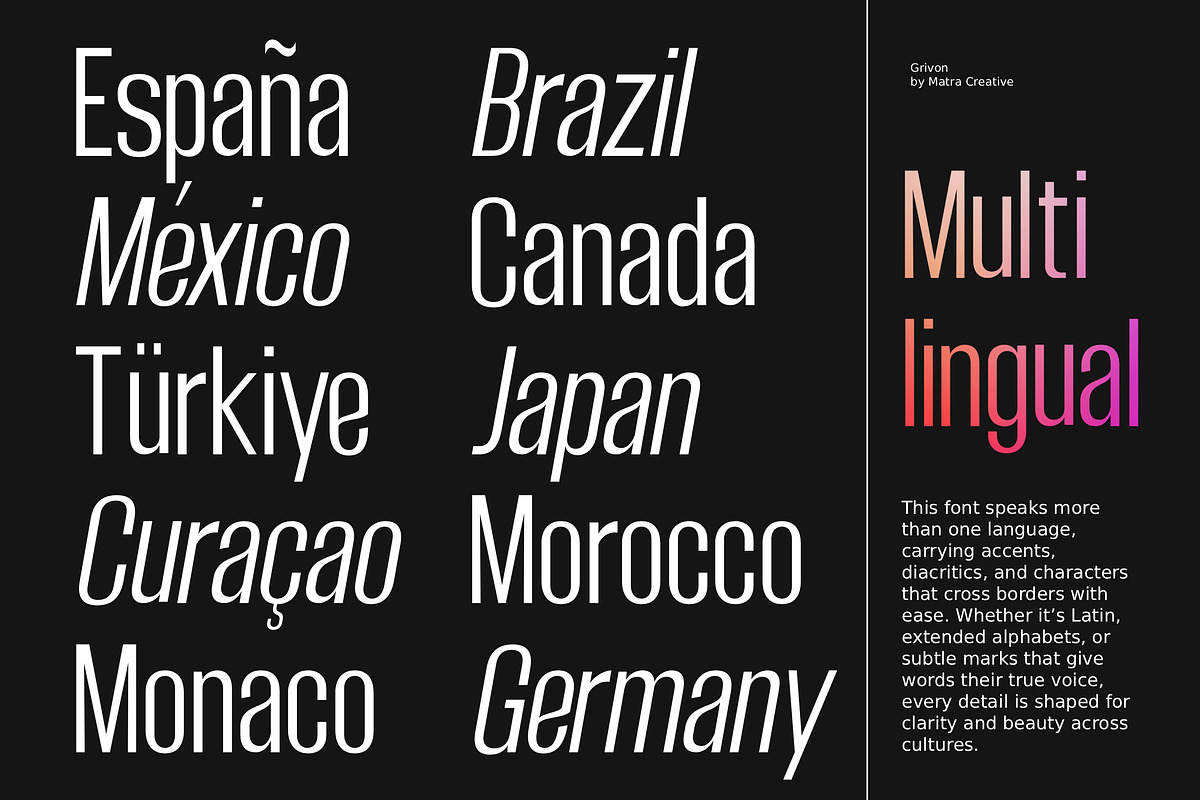 Grivon, a Font by Matra Creative (Photo 9 of 15)