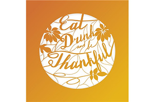 5 Thanksgiving Laser Cut Templates