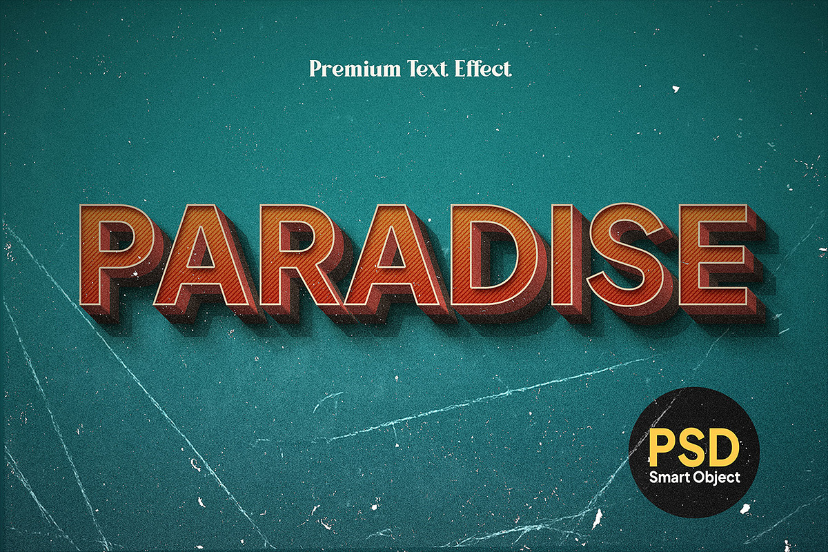 Old Vintage Retro PSD Text Effect, a Layer Style Add-On by Agung Kreatif (Photo 5 of 5)