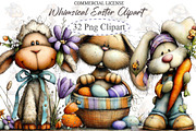 Whimsical Easter Clipart, an Illustration by designcity5 (Thumbnail 1 of 5)