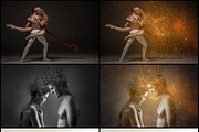 40 Golden Particle Photo Overlays preview 3