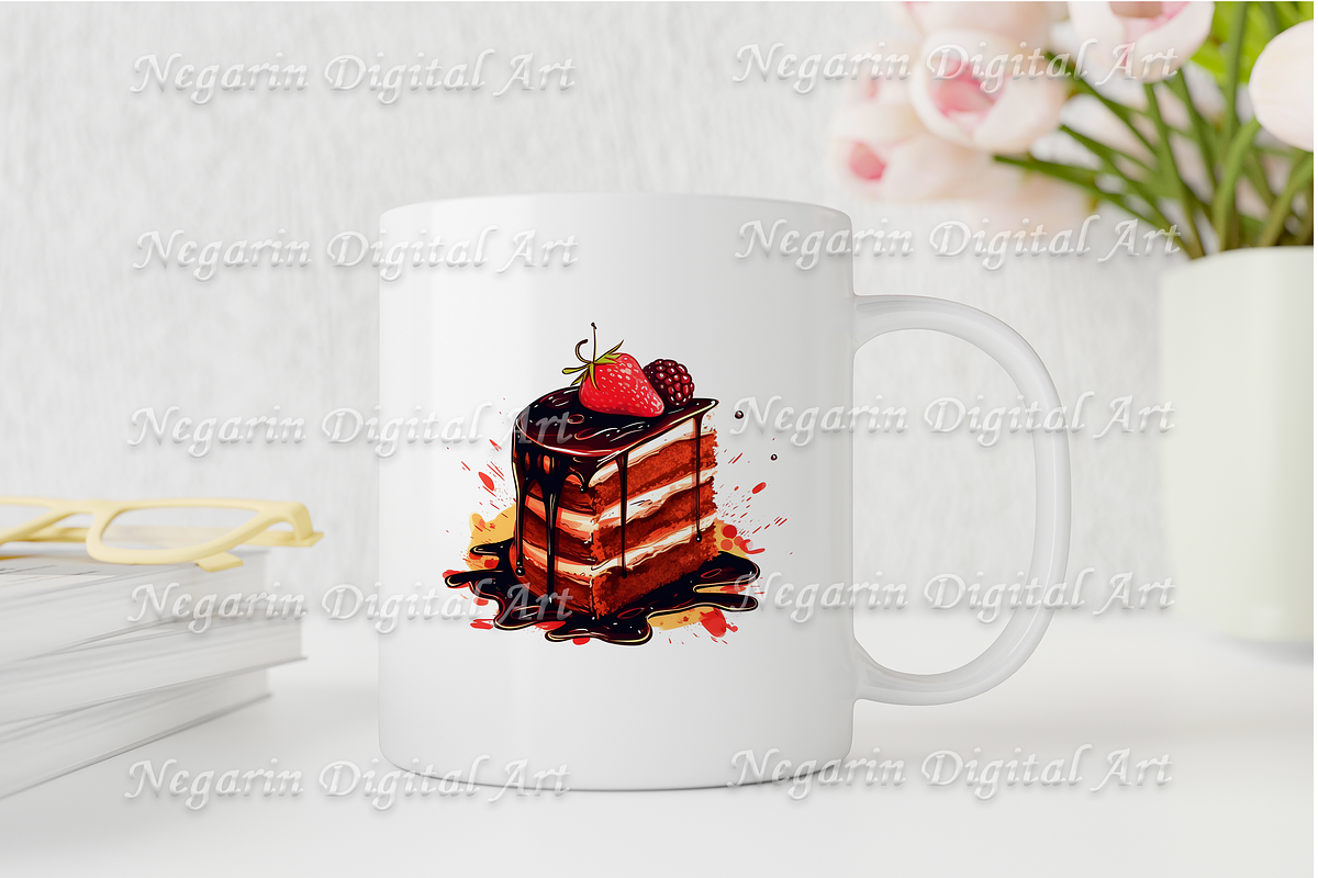 Watercolor Worlds Food Clipart, an Object Graphic by Negarin Digital Art (Photo 5 of 8)