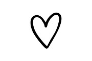 Hand Drawn Heart Doodle Vector Bundl, an Illustration by Creativeshirt (Thumbnail 25 of 48)