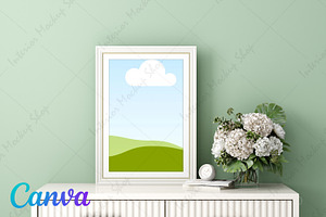 Canva Template | Frame Mockup, a Print Template by Mockup Shop