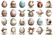 Happy Easter Egg Clipart, an Illustration by designcity5 (Thumbnail 2 of 5)