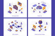 Isometric Concept Illustration Kit, a Templates & Theme by alexdndz (Thumbnail 13 of 26)
