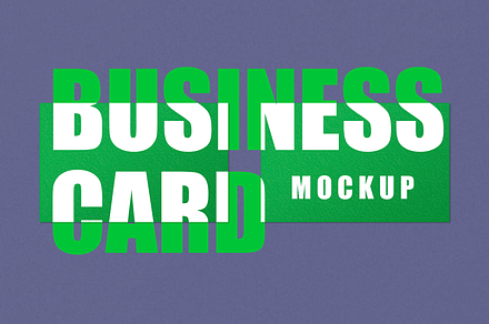 Business Card - High Quality Mockup