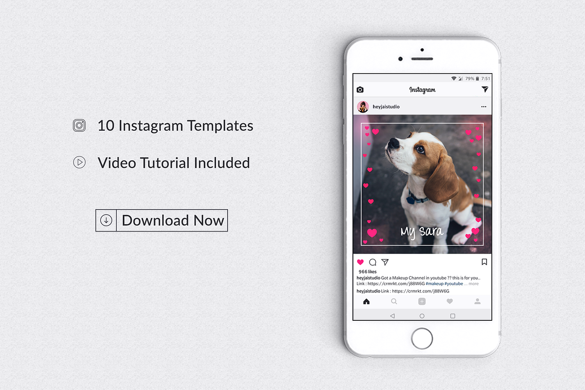 Pets Instagram Templates, a Social Media Template by Jaisivakumar (Photo 4 of 6)