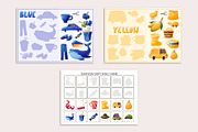 Color matching printables | 18 sheet, a Poster Template by EeKayStore (Thumbnail 6 of 6)