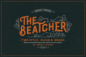 The Beatcher Typeface Extras