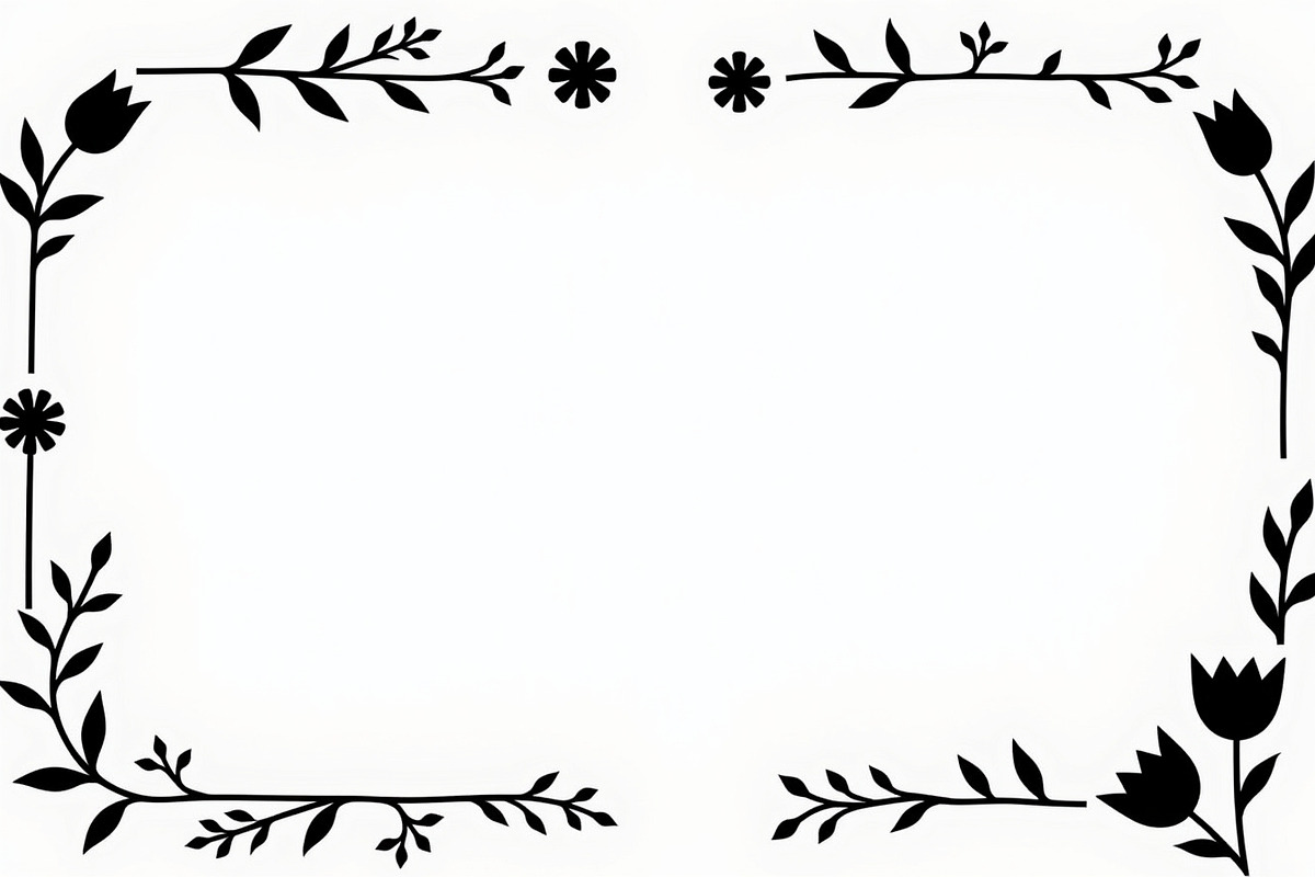 Decorative Flower Frame Bundle, an Illustration by Designs_River (Photo 4 of 10)