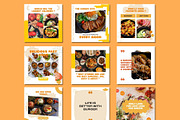 Food Blogger Social Media Post, a Social Media Template by BoontenStudio (Thumbnail 5 of 7)