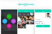 BUZZ Music App UI, an iPhone Mockup by Danfe Designs (Thumbnail 7 of 9)