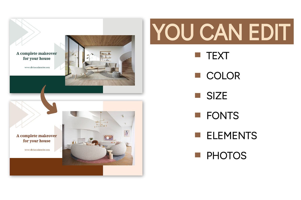 Premium Interior Design Templates, a Social Media Template by Branding by Kellsey (Photo 3 of 5)