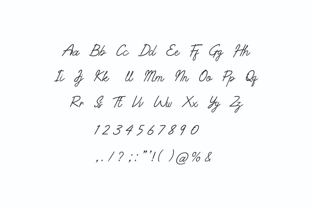 Drepton Olina Handwritten Font, a Handwritten Font by UICreative (Photo 5 of 5)
