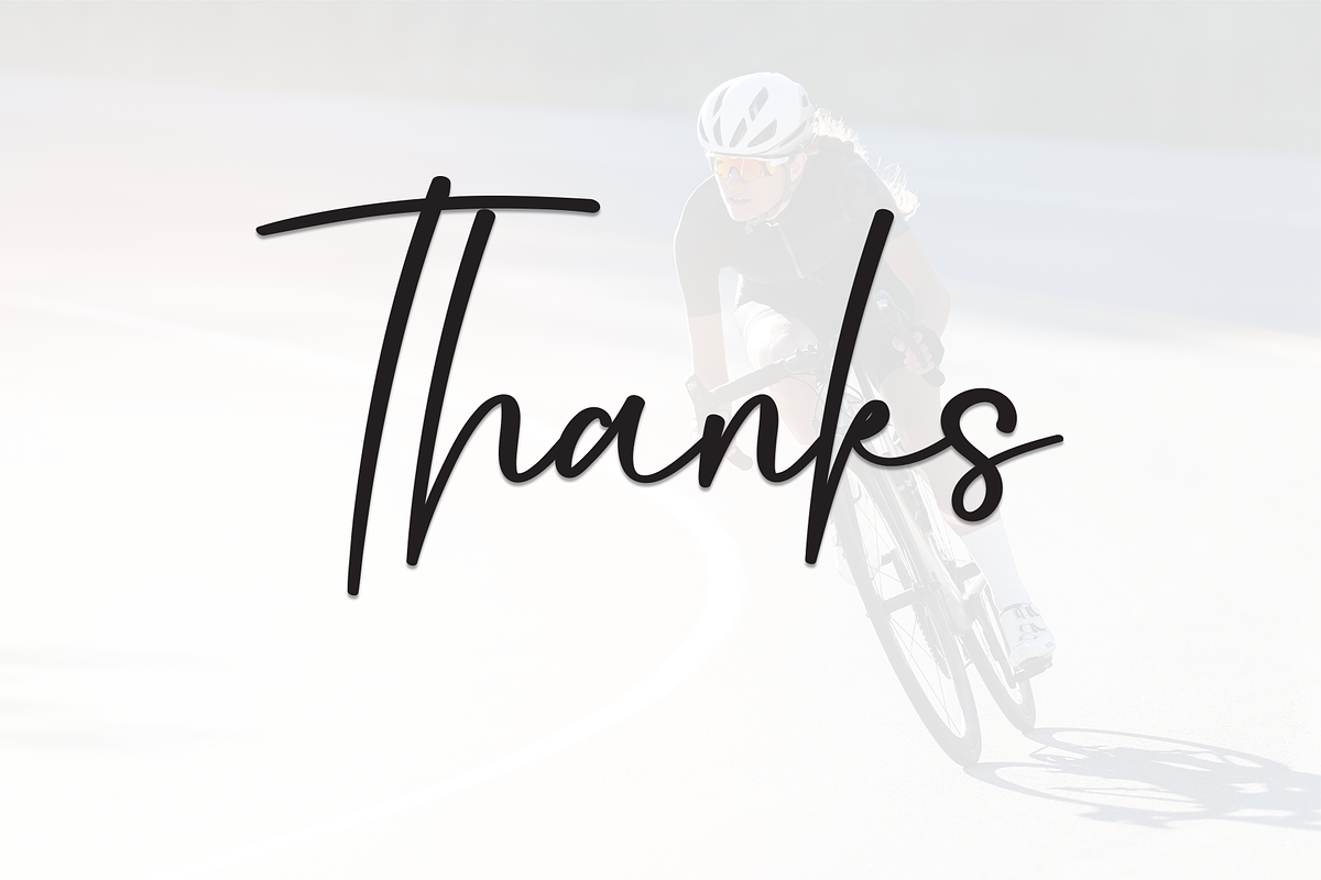Bicycle | Script Font, a Handwritten Font by Scratchones (Photo 9 of 9)