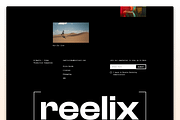 Reelix Video Production Template, a Landing Page Template by Flow Samurai Templates (Thumbnail 2 of 4)