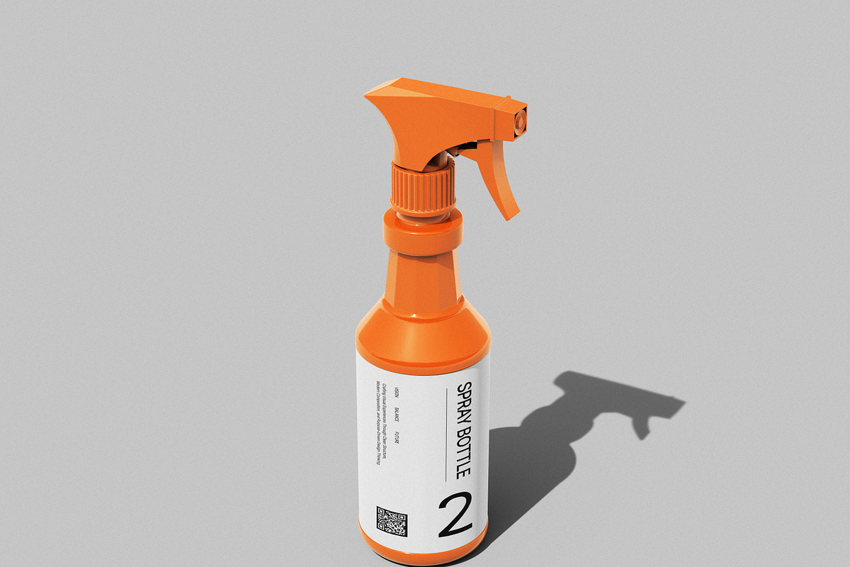 Spray Bottle Mockup, a Packaging Mockup by Brand Earth (Photo 2 of 4)