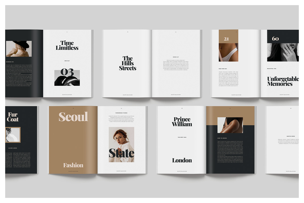 BLACKISH Editorial Lookbook, a Magazine Template by Arif Tri Ananta (Photo 8 of 14)