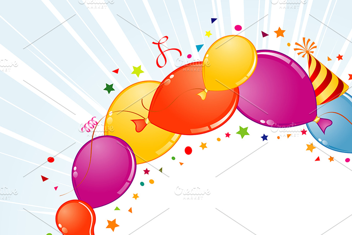 Birthday, Carnival, Christmas Decor, a Decorative Illustration by TAlex (Photo 2 of 6)