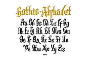 Gothic font - 11, a Blackletter Font by GeekClick (Thumbnail 6 of 17)
