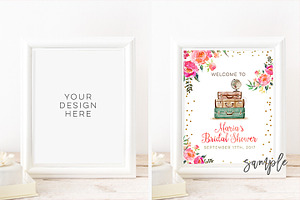 WHITE Frame Mock up