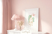 Watercolor Magic Rainbow Unicorn Set, a Decorative Illustration by Carol Lozove (Thumbnail 8 of 74)
