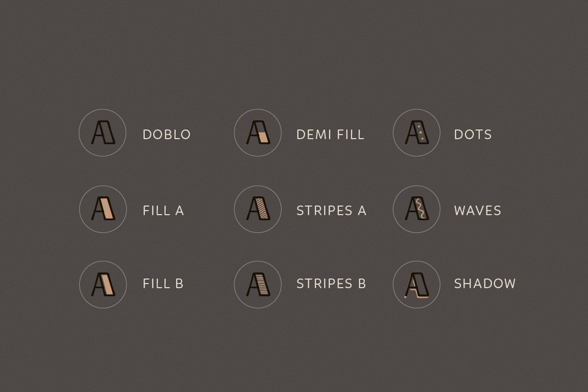 Doblo Typeface preview 6