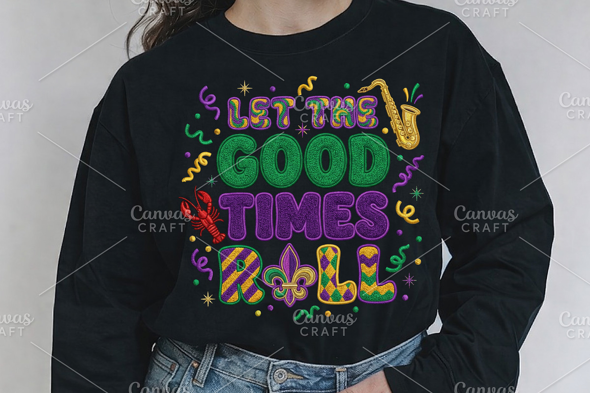 Preppy Mardi Gras PNG, an Illustration by Canvas Craft (Photo 5 of 6)