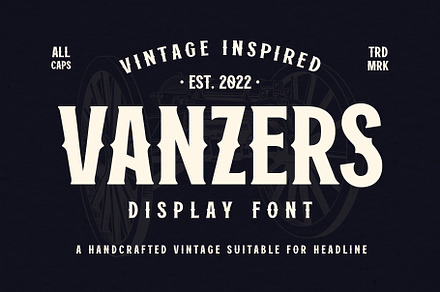 Vanzers, a Font by Novitype