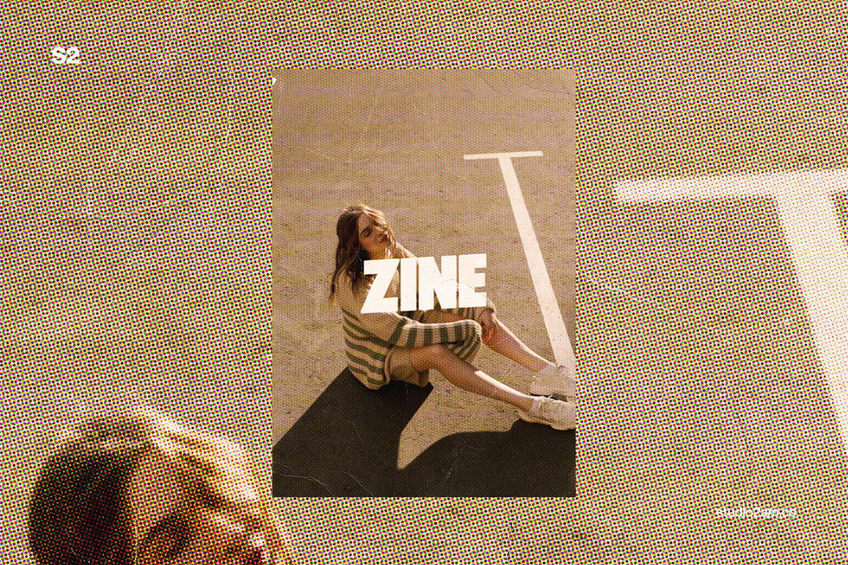 Zine - Retro Magazine Effect, a Texture Graphic by Studio 2am (Photo 2 of 4)