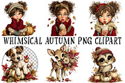 Whimsical Autumn PNG Clipart, a Seasonal Illustration by OK Design (Thumbnail 2 of 6)