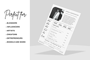 1 Page Influencer Media Kit Template, a Presentation Template by CoCreatorDesigns (Thumbnail 6 of 7)