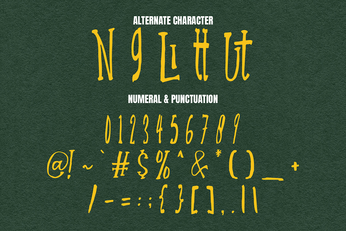 Helingest Crokleyn Handmade Typeface, a Handwritten Font by Maulana Creative (Photo 2 of 8)
