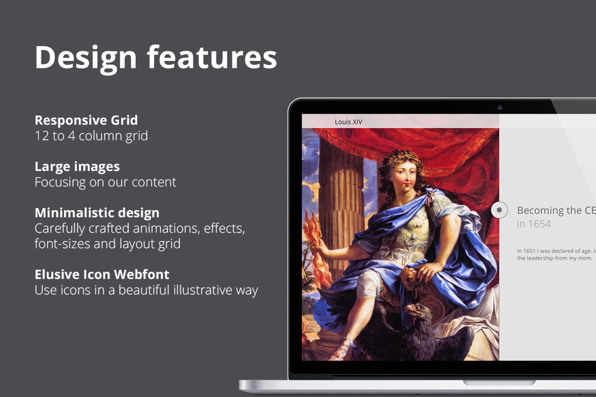 Louis - Timeline, Portfolio, Resume, a HTML Template by Holl (Photo 3 of 3)
