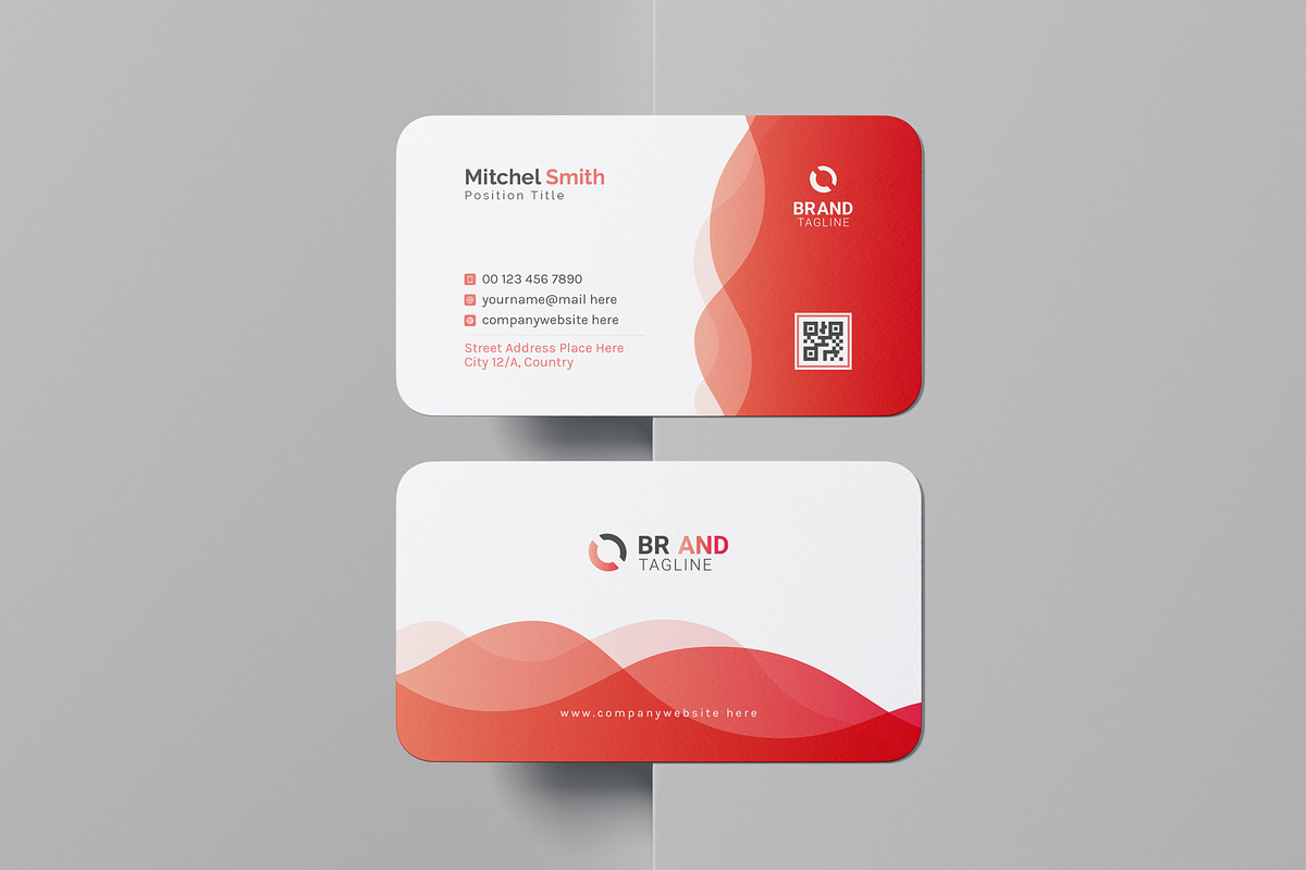 Modern and Creative Business Card, a Business Card Template by VectStock (Photo 2 of 4)