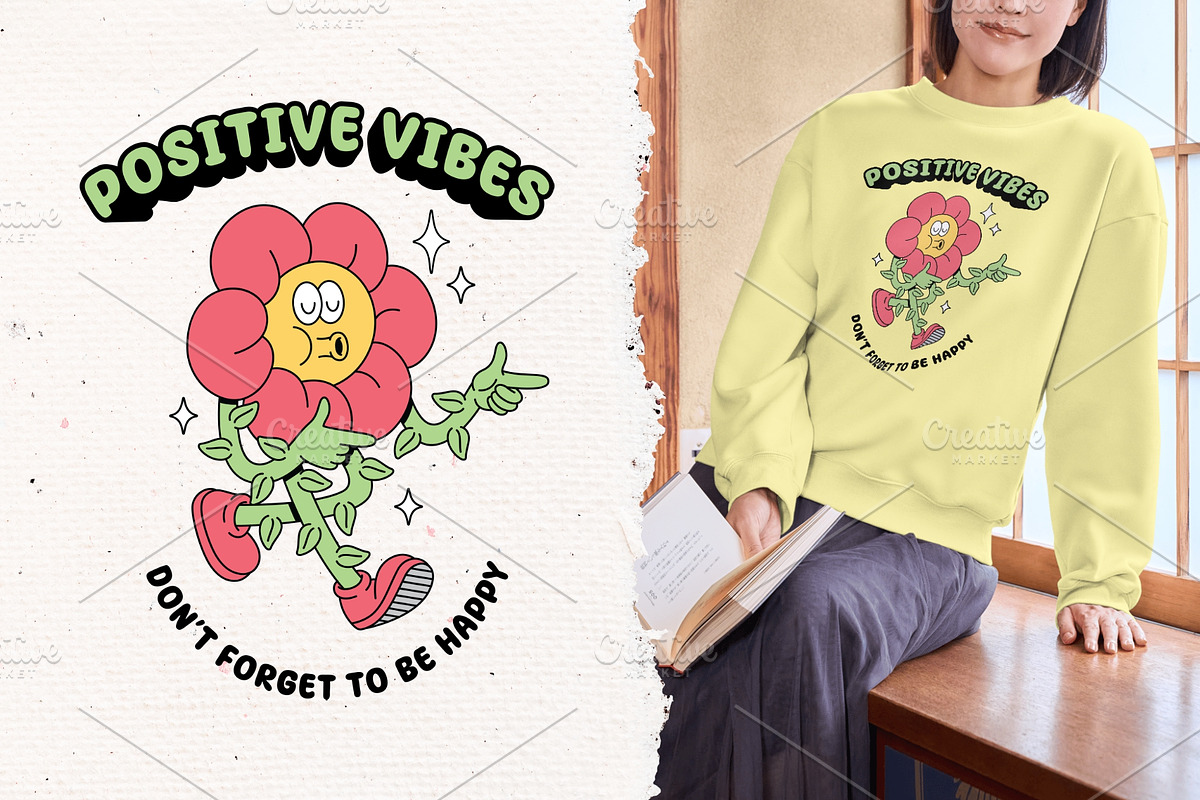 Cute flower 15 vector illustrations, an Object Illustration by gunaonedesign (Photo 5 of 9)