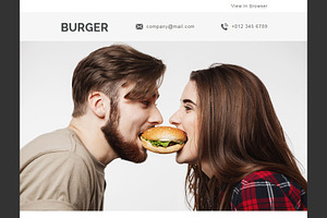 BURGER - Responsive Email