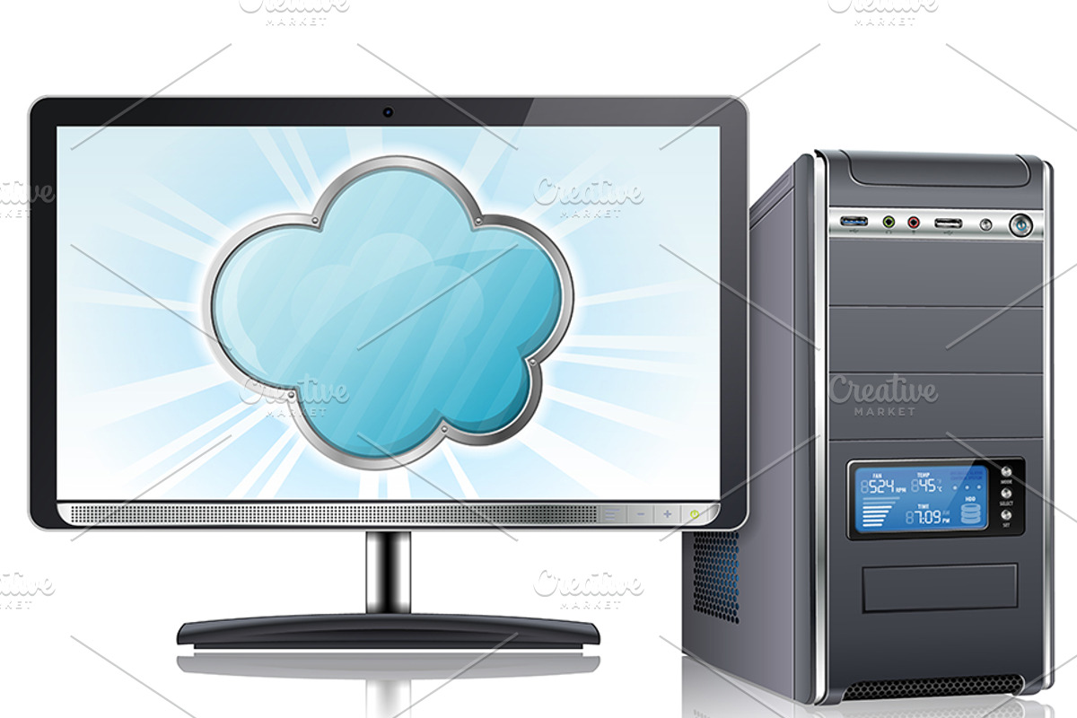 Global Cloud Computing Business, a Finance Illustration by TAlex (Photo 2 of 7)
