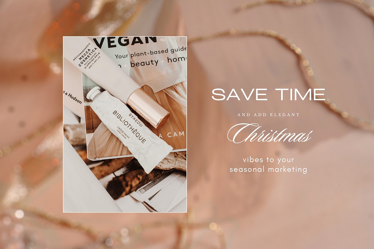 Aesthetic Gold Christmas Backgrounds, a Background Graphic by eclosque (Photo 7 of 36)